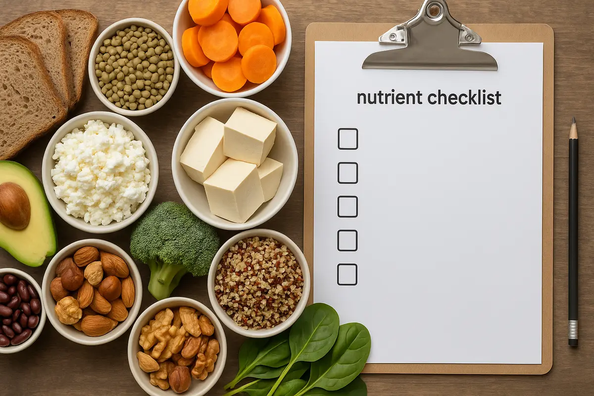 Alimentazione vegetariana equilibrata: la checklist dei nutrienti da monitorare ogni mese