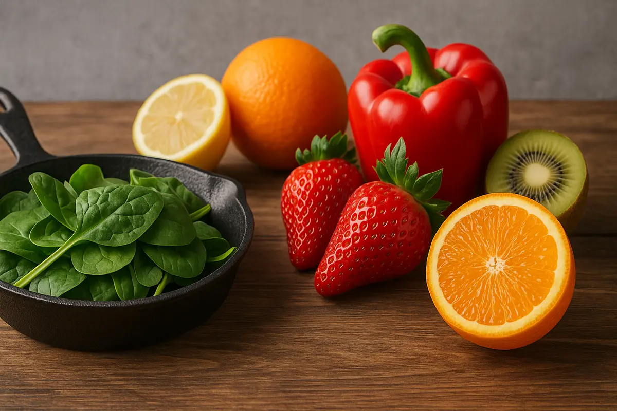 Perché bilanciare ferro e vitamina C nei pasti? L’abbinamento che moltiplica i risultati