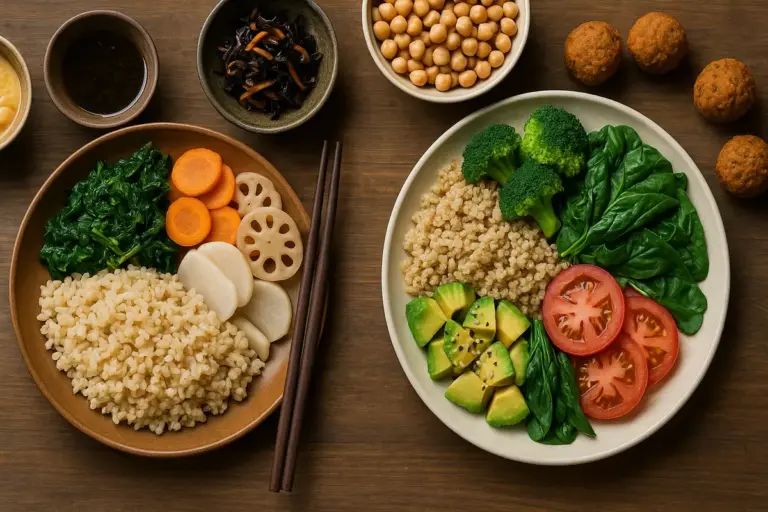 Cosa cambia tra alimentazione macrobiotica e vegana? Le differenze pratiche a tavola