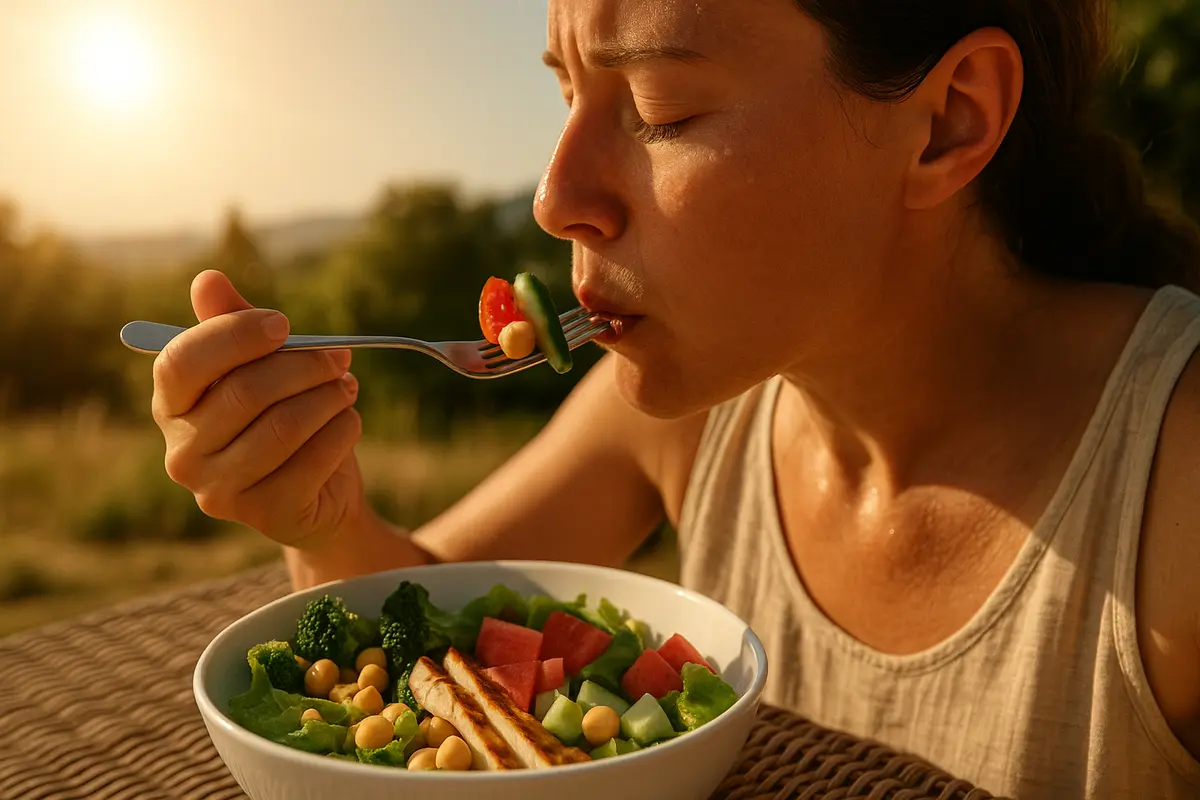 Mangiare in canicola: perché l’appetito cala (e cosa mettere nel piatto lo stesso)