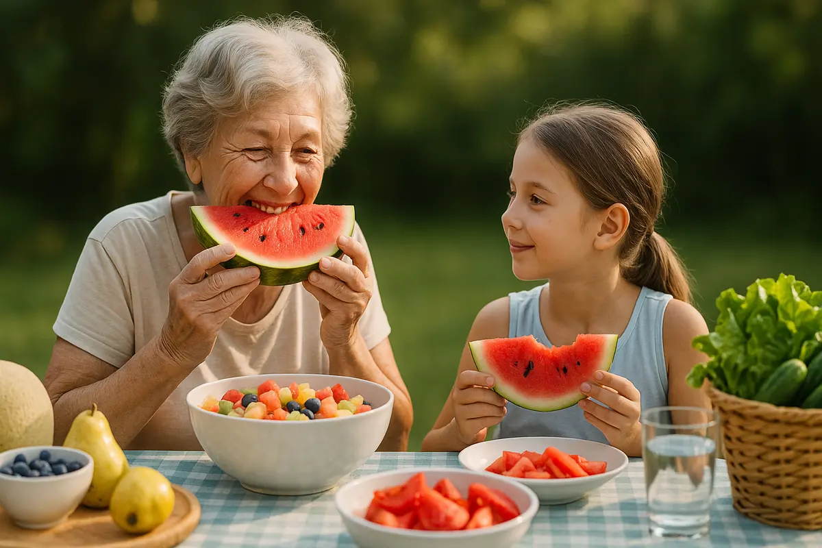 “D’estate si mangia quello che rinfresca”: la dieta delle nonne promossa dai nutrizionisti