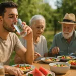 Bere durante i pasti d’estate: diluisce davvero la digestione?
