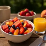 Frutta a colazione come una volta: il rito estivo che fa bene due volte
