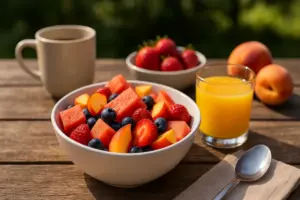 Frutta a colazione come una volta: il rito estivo che fa bene due volte
