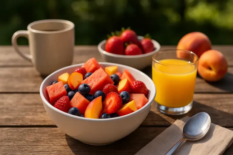 Frutta a colazione come una volta: il rito estivo che fa bene due volte