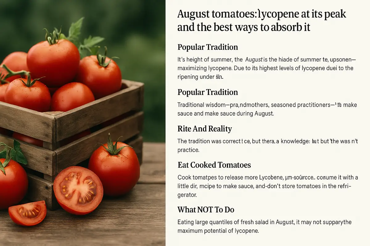 Pomodori d’agosto: il licopene al massimo e i modi migliori per assorbirlo