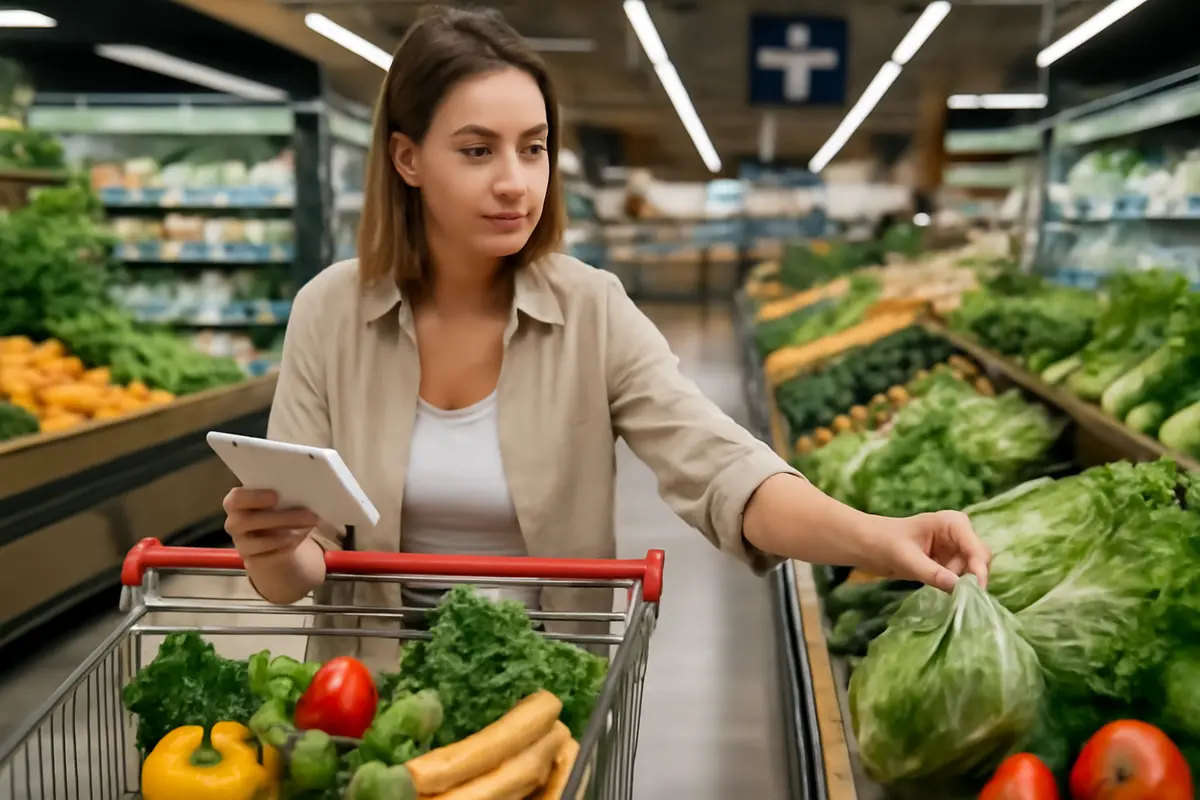 Spesa settimanale per mangiare sano: il metodo che dimezza i tempi al supermercato