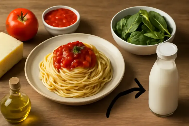 Ricette tradizionali italiane alleggerite: quale ingrediente cambiare per primo