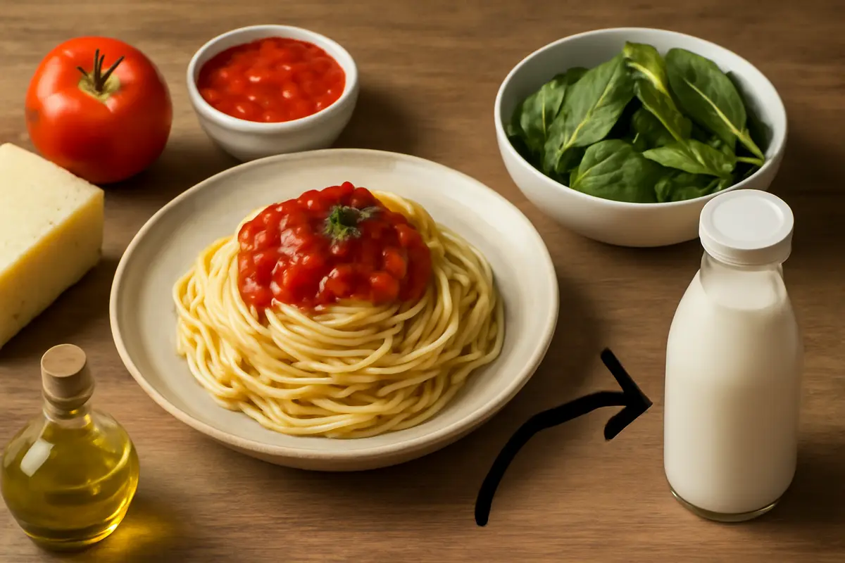 Ricette tradizionali italiane alleggerite: quale ingrediente cambiare per primo