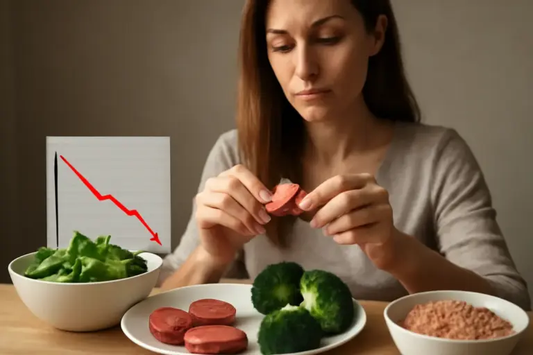 Eliminare la carne gradualmente: il ritmo che evita carenze e cedimenti
