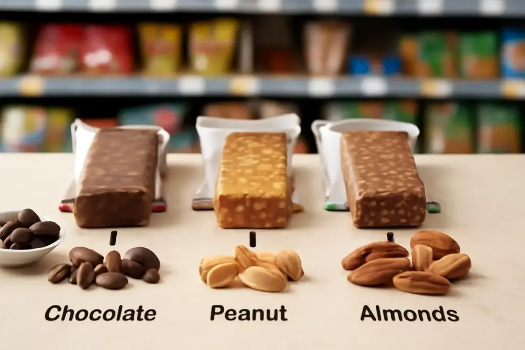 Snack proteici da supermercato: l’ordine degli ingredienti che svela tutto