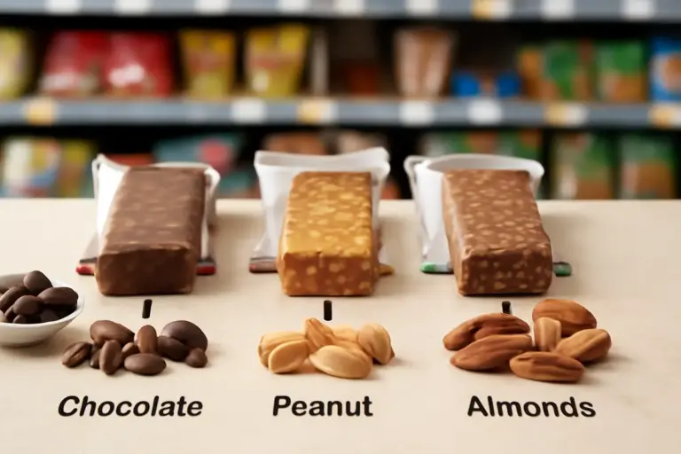 Snack proteici da supermercato: l’ordine degli ingredienti che svela tutto